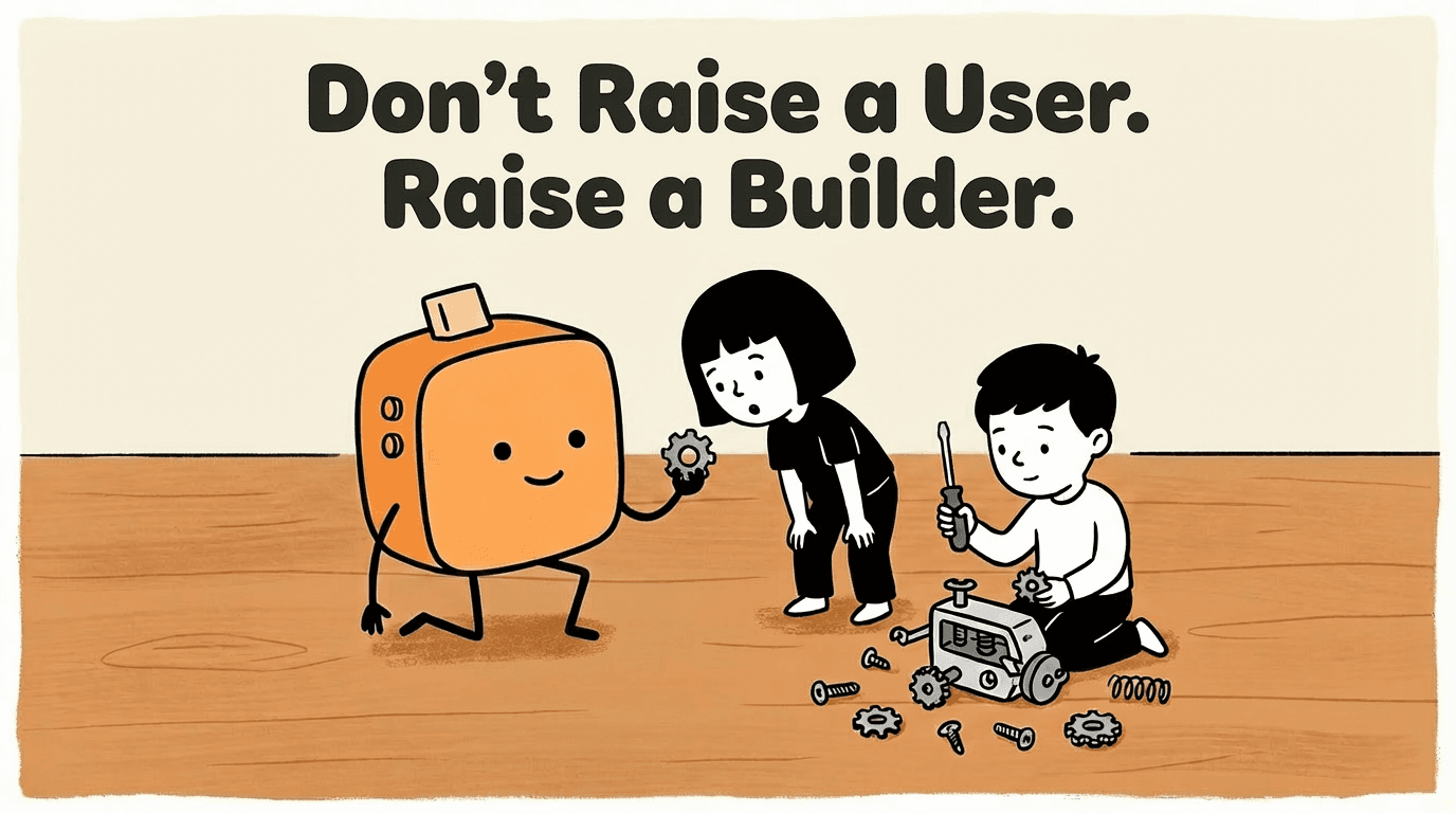 Don't Raise a User. Raise a Builder.